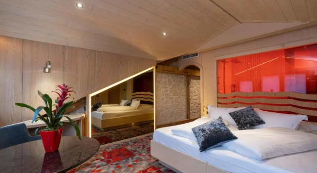Номер Deluxe Domaine du Haut Jardin Hôtel & Chalets Spa Privé