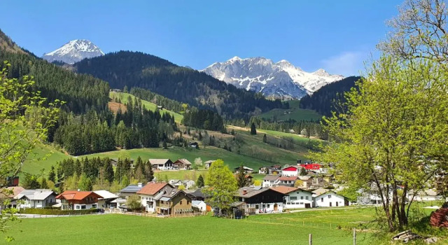 Трёхместный номер Standard с балконом и с видом на горы Boutique Hotel Alpenhof