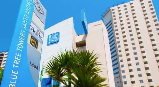 Кровать в общем номере Blue Tree Towers All Suites Santo André