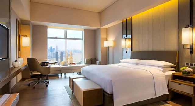Номер Deluxe с видом на реку Chongqing Marriott Hotel