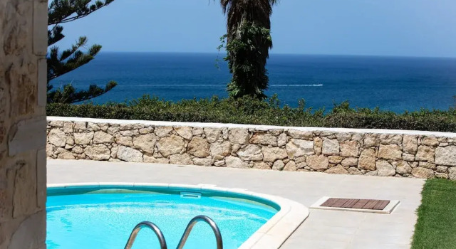 Villa Stamatis w Private Pool Amazing Sea View, Забронировать Вилла Скалета Центральный Крит