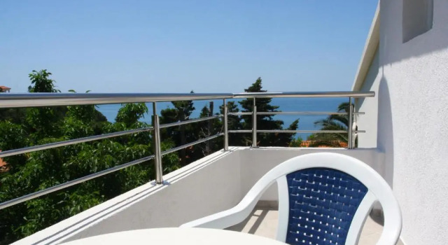 Апартаменты c 1 комнатой с частичным видом на море Apartments Antonela