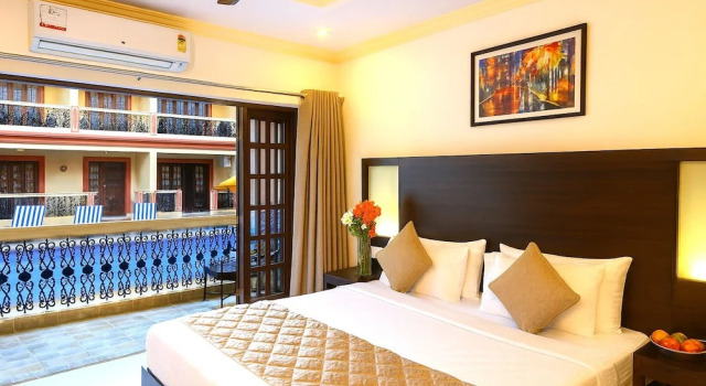 Номер Executive с балконом и с красивым видом из окна Resort Terra Paraiso Goa - A Beach Property