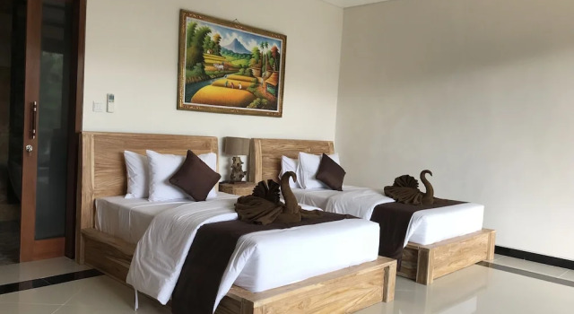 Двухместный номер Deluxe с видом на горы Ubud Paras Villa