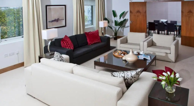 Апартаменты Deluxe с 3 комнатами с видом на парк Arlington House Apartments