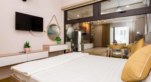 Căn hộ TMS Pullman cao cấp Studio có ban công view biển - Golden Wave Homestay