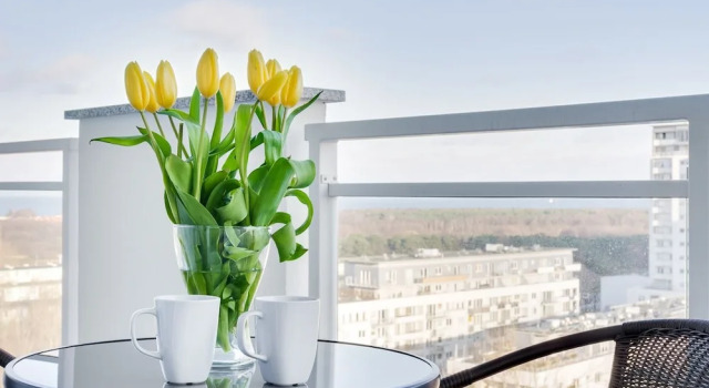 Апартаменты c 1 комнатой с видом на море Elite Apartments Marine Cztery Oceany
