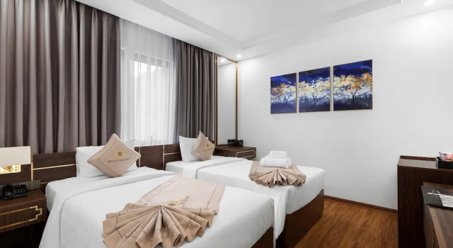Двухместный номер Deluxe Thai Ha Boutique Hotel