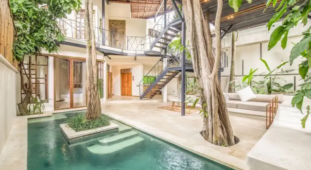 Коттедж BA Villa 10 2 BR Stylish 2-br Villa With Pool 800m Canggu Beach