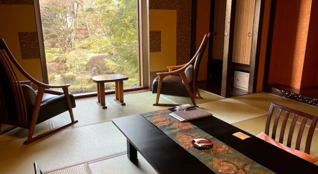 Четырёхместный номер Standard с видом на сад Ryumontei Chiba Ryokan