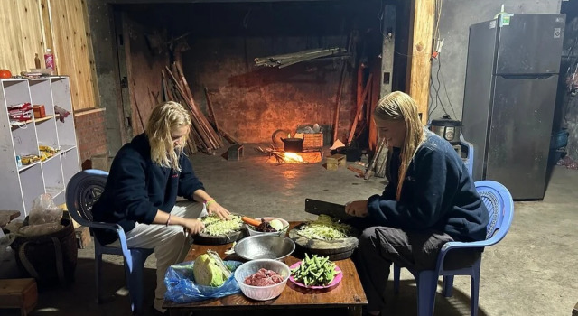 Кровать в общем номере Best View Homestay