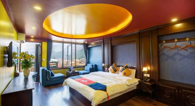 Двухместный номер Deluxe с видом на город Sapa House Hotel Halal Certified