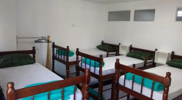 Кровать в общем номере Curitiba Central Hostel