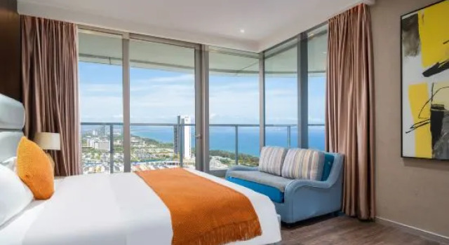 Люкс Grand Sanya Xingyue Banhai Seaview Holiday Apartment (Haitang Bay Poly Branch)