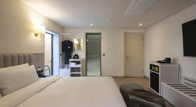 Deluxe dublă cameră cu balcon Yeonsan Hound Hotel