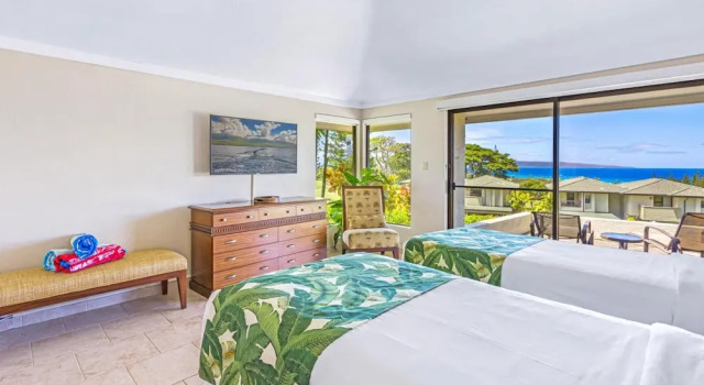 Номер Standard с 2 комнатами с балконом Kapalua Golf Villas Ocean View 2 BR Sleeps 6 Villas Perfect for Golfers Complimentary Car with 6 Nights KGV-21P2 by KBM