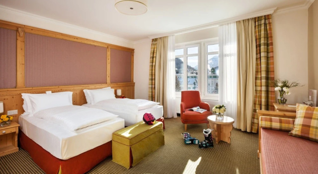 Номер Superior с доступом в спа Schloss Hotel & Spa Pontresina