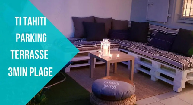 TI TAHITI STUDIO-3MIN PLAGE-TERRASSE COSY-WIFI-PARKING - CoHôteConciergerie La Grande Motte, Rezerwuj Apartament Hotele w Camargue z parkingiem, Parking