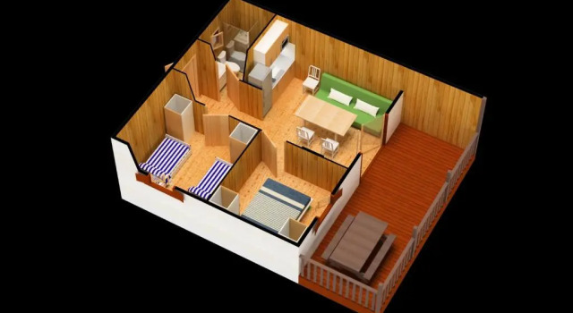Бунгало Superior La Noguera Camping