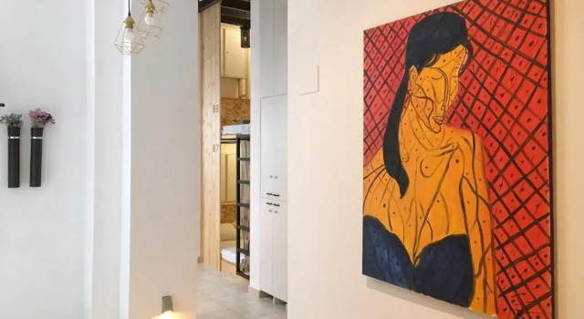 Кровать в общем номере Hostel Numero Trece
