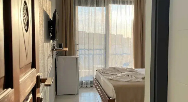 Двухместный номер Deluxe с балконом и с видом на море Kent Otel Ayvalık