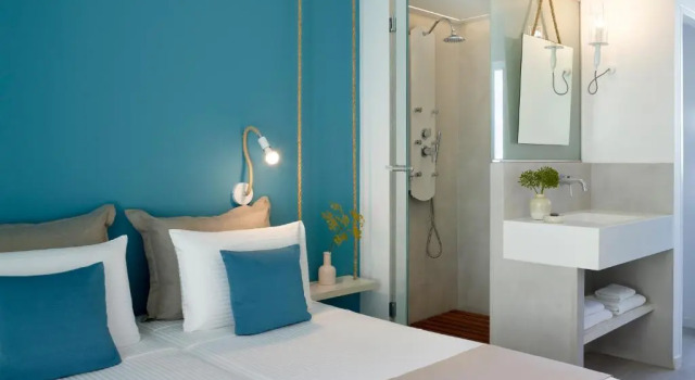 Двухместный номер Standard с частичным видом на море Kouros Seasight Hotel