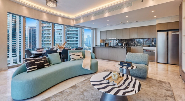 bnbme - Grande Residences - 3 BDR, Забронировать Апартаменты/квартира Апартаменты Эмирата Дубая, рядом с Дубай Молл, Апартаменты/квартира