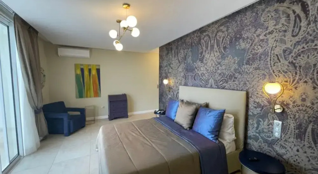 Двухместный номер Deluxe с балконом и рядом с пляжем Villa Italia Somone Luxury Hotel