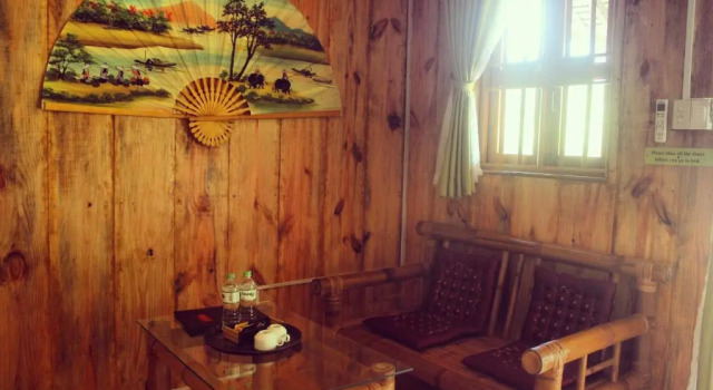 Двухместное бунгало с видом на озеро Green Village Mekong
