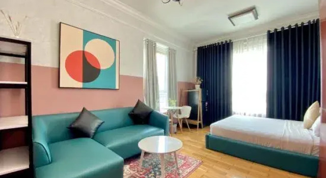 Люкс с красивым видом из окна M Saigon Apartment-The Manor 2