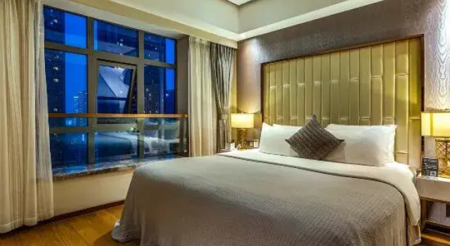 Люкс с 2 комнатами WIFC Taikoo Yunxuan International Apartment (Chunxi Road West International Financial Center Branch)
