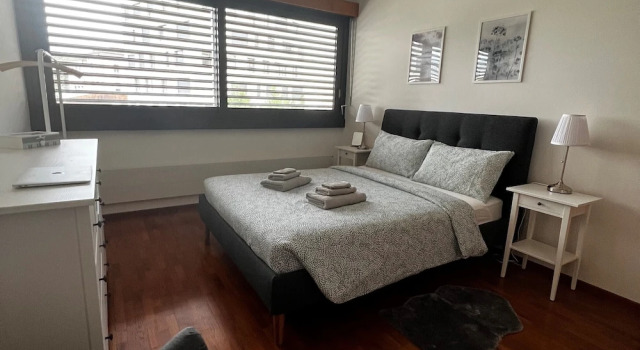 Lugano City Apartment in Cassarate Facing the Lake, 5min From the Centre