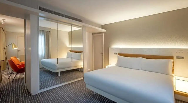 1 slaapkamer Tweepersoonssuite uitzicht op de rivier The Morrison Dublin - a DoubleTree by Hilton Hotel