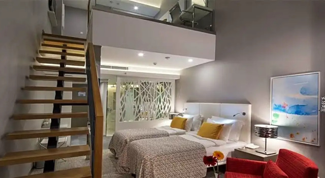 Номер Family Дуплекс с видом на окрестности The Sense De Luxe Hotel – All Inclusive