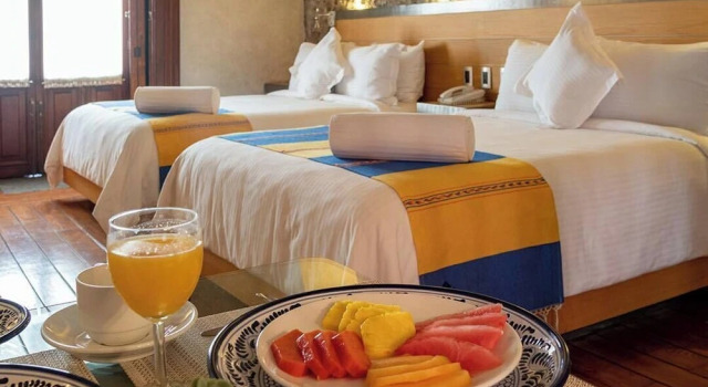 Четырёхместный номер Deluxe Hotel Boutique Casona de la China Poblana