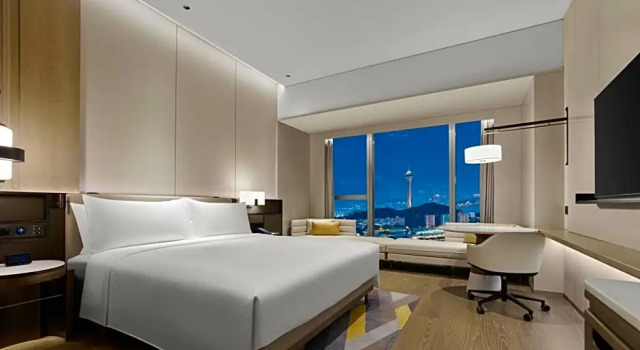 Номер Executive с видом на море Hilton Zhuhai