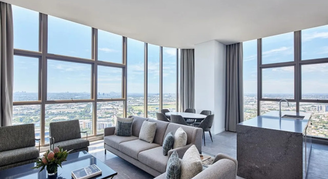 Номер Standard Пентхаус с 4 комнатами с балконом Meriton Suites George Street, Parramatta