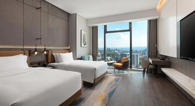 Двухместный номер Standard с видом на город Wyndham Grand Yichang Riverside