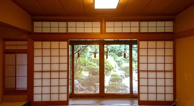 Трёхместный номер Superior с видом на сад Ryokan Genhouin