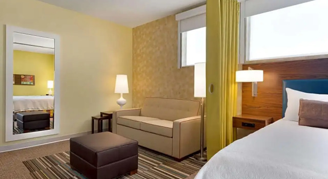 Двухместная студия Ri Shwr Mobility/Hearing Accessible Home2 Suites By Hilton-Cleveland Beachwood