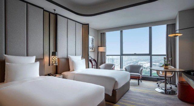 Süper çift kişilik oda Pullman Suzhou Zhonghui