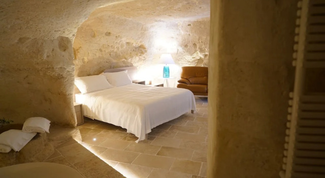 Habitación De lujo Cinque Elementi Sassi Matera