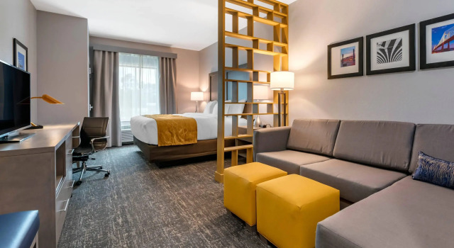 Двухместный люкс Comfort Inn & Suites Jacksonville - Orange Park Near Naval Air Station