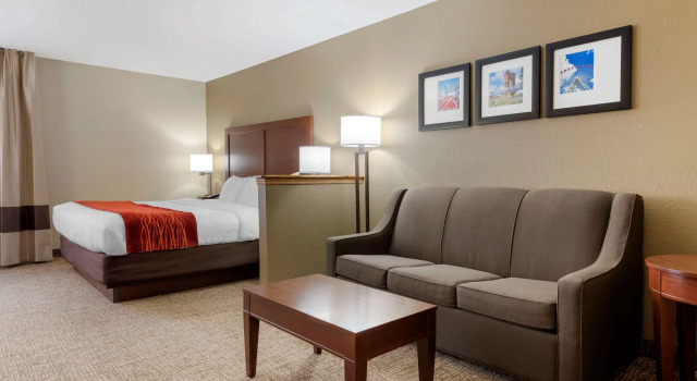 Двухместный люкс Comfort Inn & Suites Cincinnati Eastgate