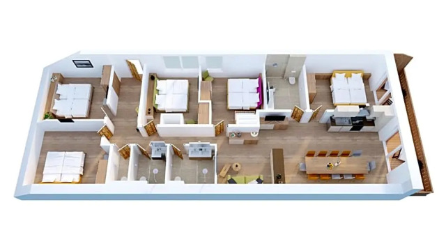Апартаменты с видом на горы COOEE alpin Hotel Dachstein