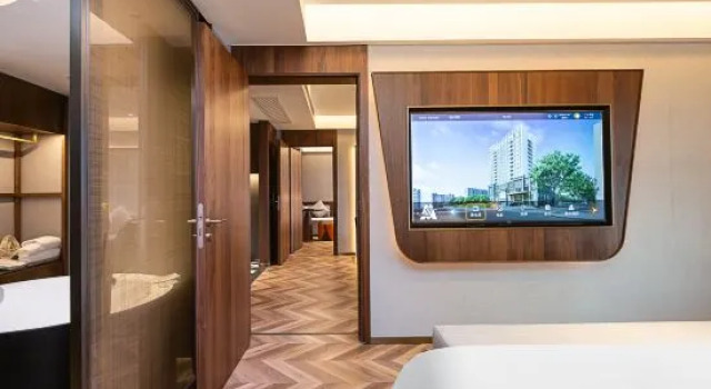 Трёхместный люкс Guanghan Minshan Jingyun Hotel