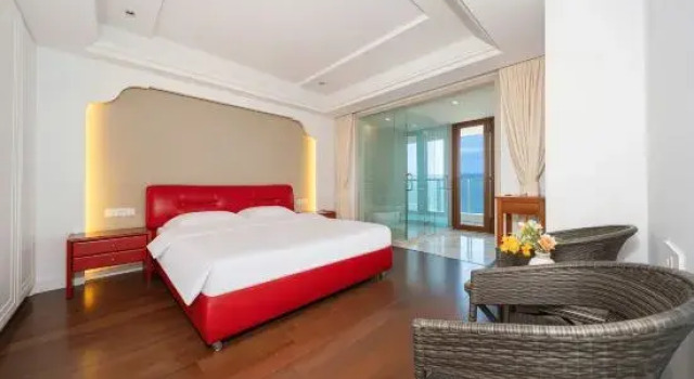 Люкс Deluxe с 4 комнатами Coconut Wind Island Family Vacation Apartment (Sanya Dadonghai Half Mountain Peninsula Branch)