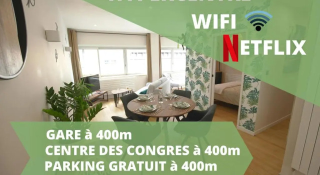 Апартаменты Chaleureux, lumineux et confortable F2 rénové en plein coeur de Nancy