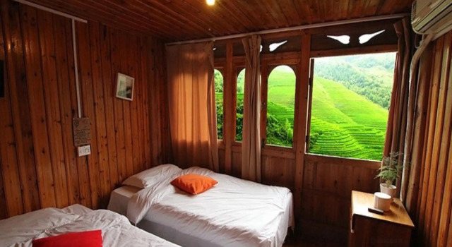 Двухместный номер Standard Dragon's Den Hostel in Rice Terraces