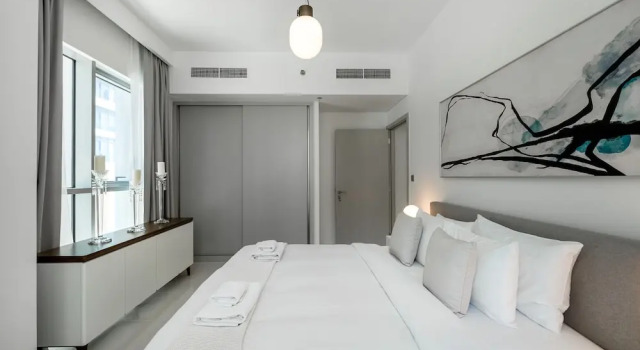 Chic 1BR in Emaar Beachfront, Забронировать Апартаменты/квартира Апартаменты Эмирата Дубая, рядом с Международный яхт-клуб Дубая, Апартаменты/квартира